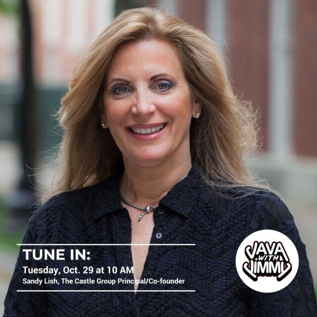 ☕ Tomorrow morning! ☕ 
Our Principal/Co-founder Sandy Lish joins @JavawithJimmy at 10:00 AM to celebrate #NationalWomensSmallBusinessMonth. Tune in to hear more from Sandy on how Castle got its start, navigating the industry as a women-owned business, advice for aspiring women business owners and more. 
You can watch the show on all platforms - Instagram, LinkedIn, Facebook, X and YouTube!